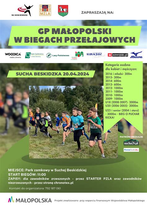 Ii Grand Prix Ma Opolski W Biegach Prze Ajowych Sucha Beskidzka