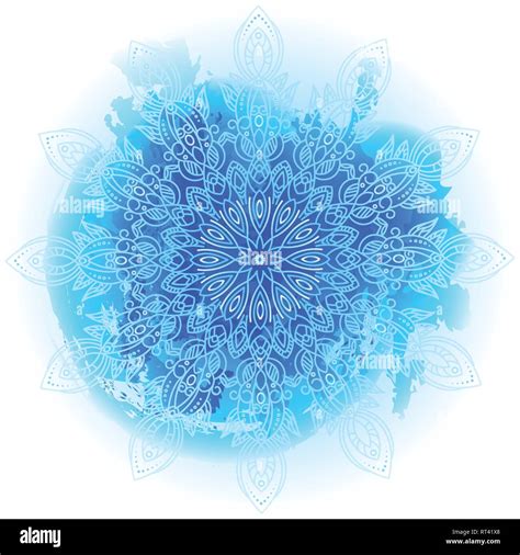 Blue Mandala Background