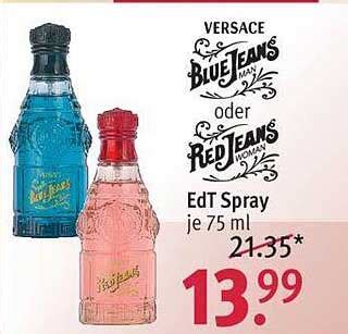 Versace Blue Jeans Oder Red Jeans Edt Spray Angebot Bei Rossmann