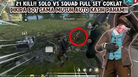 SOLO VS SQUAD FULL SET COKLAT DIKIRA SAMA MUSUH AUTO KASIH PAHAM