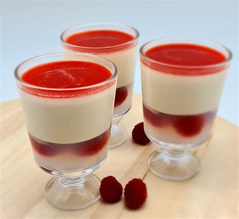 Raspberry Rose Panna Cotta Kuali