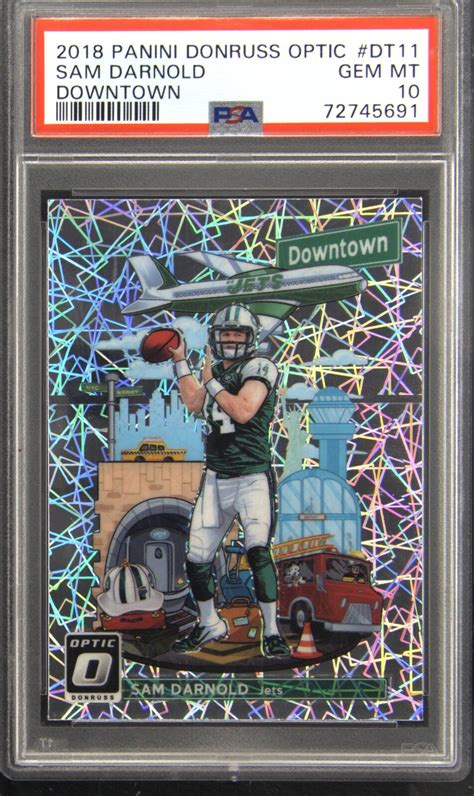 Sam Darnold 2018 Optic DT11 Downtown Price Guide Sports Card Investor