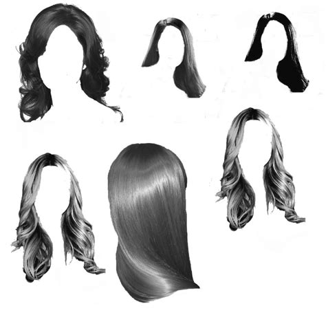 16 Hair Psd Templates Images Photoshop Hairstyles Templates Free
