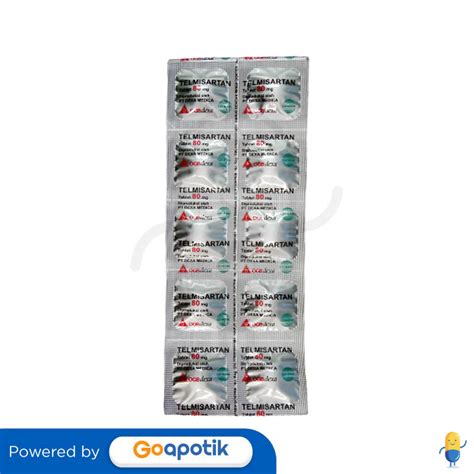 TELMISARTAN OGB DEXA MEDICA 80 MG TABLET HIPERTENSI Kegunaan Efek