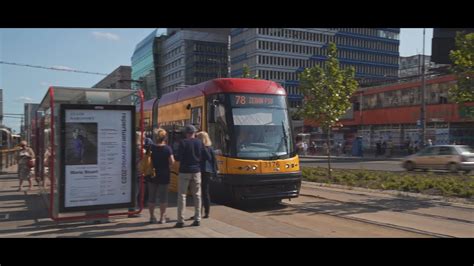 Poland Warsaw Tram Ride From Centrum To Muranowska Youtube