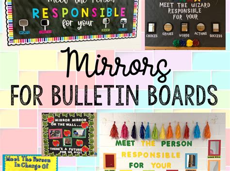 Nylas Crafty Teaching Bulletin Board Mirrors For Classrooms