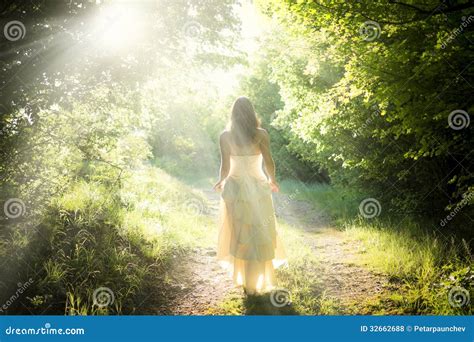 Walking Fairy Stock Photo Image Of Beam Bright Fresh 32662688