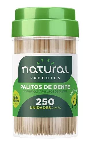 Palito De Dente Sabor Menta Palito Mentolado Kit 2500 Unid MercadoLivre