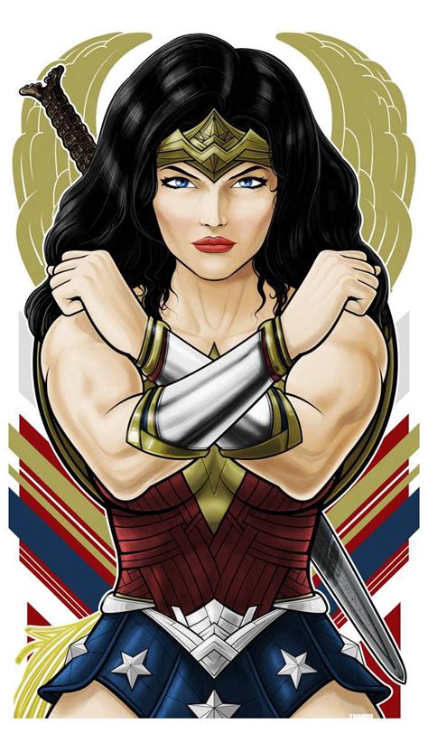 Wonder Woman Icon Terry Huddleston Art