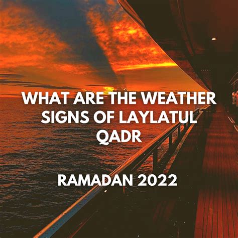 SOME SIGNS OF LAYLATUL QADR RAMADAN 2022 Islamic Reminders For Real