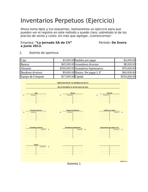 Inventarios Perpetuos Contabilidad Intermedia Inventarios Perpetuos