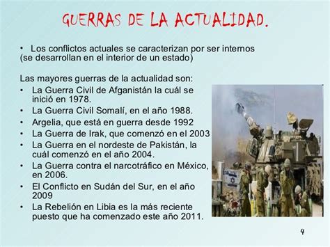 Conflictos Actuales