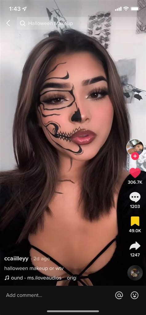 Pin By Nicole Martinez On Halloween Cute Halloween Makeup Halloween