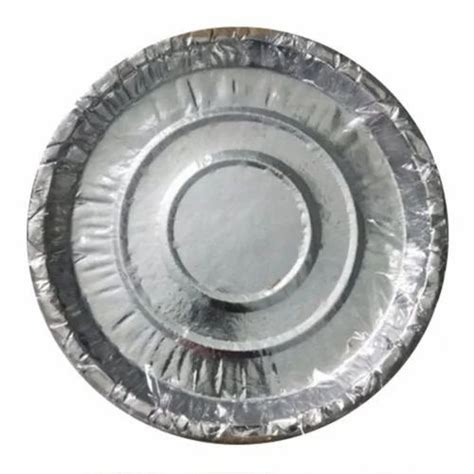 14 Inch Silver Foil Paper Plate At ₹ 0 85 Piece Silver Paper Plate In