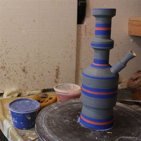 Our Newest Hand Made Ceramic Water Pipe Do You Like Ceramics Or Maybe