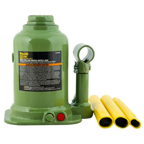 Buy Pro Lift Welded Bottle Jack 12 Ton Low Profile 24 000 Lbs