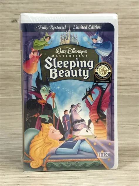 Walt Disney Masterpiece Sleeping Beauty Vhs Fully Restored Limited