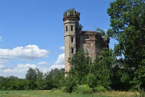 Ruins Of The Old Water Tower EÄ Ka Zrenjanin Serbia Editorial Stock