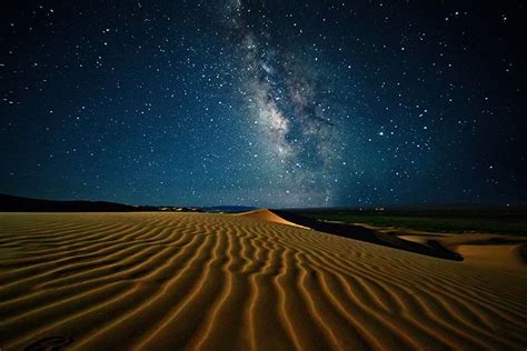 Gobi Desert Mongolia Landscape Photography Night Time Photography