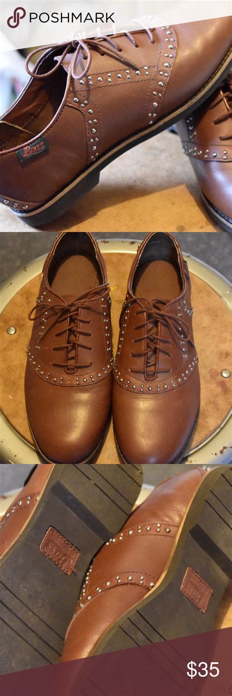 Womens Bass Leather Oxford Size 9 Leather Oxfords Dress Shoes Men