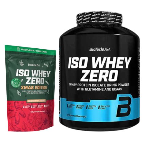 Zestaw Odżywka Białkowa BioTechUSA Iso Whey Zero 2270g 500g Sklep