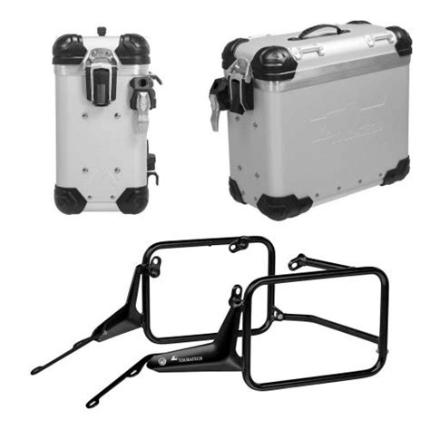 Zega Evo Aluminium Pannier System And S Litres With Stainless