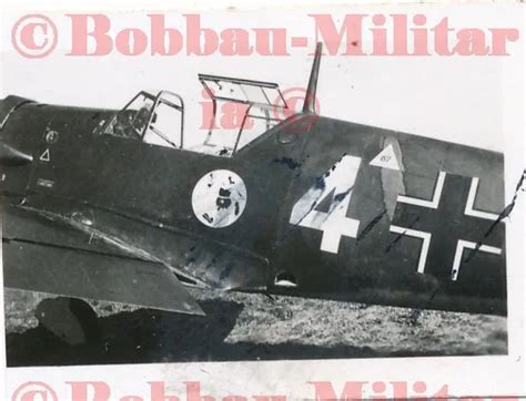 S Messerschmitt Me Bf Jagdflugzeug Mit Staffelwappen Emblem Jg