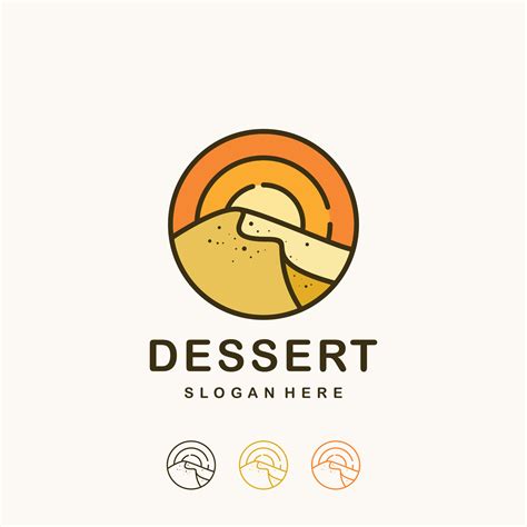 Dessert logo design with a unique concept, for culinary business 20548343 Vector Art at Vecteezy