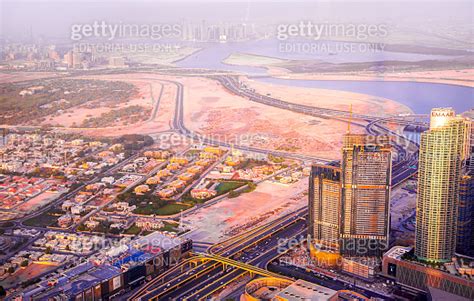 Dubai City View At Sunset Golden Hours 이미지 1505894005 게티이미지뱅크