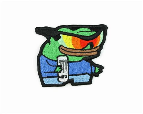 Pepe Fuck You Middle Finger Meme Frog Patch Etsy