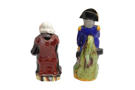 Lot 183 A Staffordshire Pottery Toby Jug The