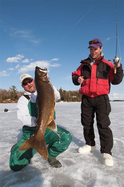 The Window Wide Open For Lake Trout Ice Fishing In Fisherman Lake