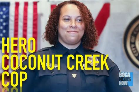 Hero Coconut Creek Cop Saves A Life Honored