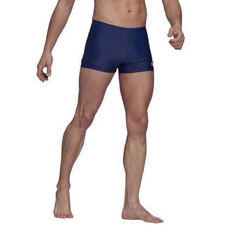 Adidas Heren Fitness Badge Of Sport Swimming Boxer Trunks Zwembroeken Blauw