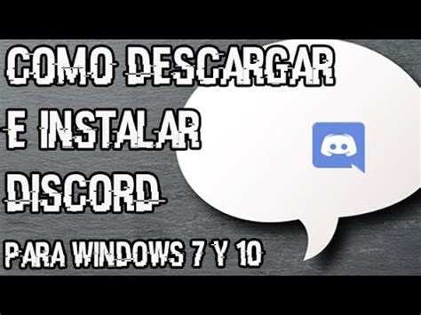 Descarga Discord Para Pc Y Bits Ultima Versi N Youtube