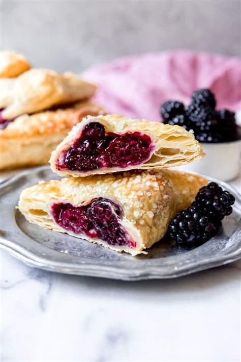 Blackberry Turnovers Easy Puff Pastry Puff Pastry Recipes Turnover Recipes