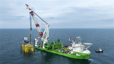 Deme Group Installs Hollandse Kust West Alpha Jacket C Offshore News