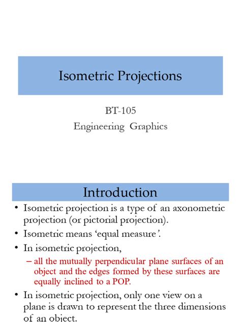 Isometric Projections | PDF | Geometry | Euclidean Geometry