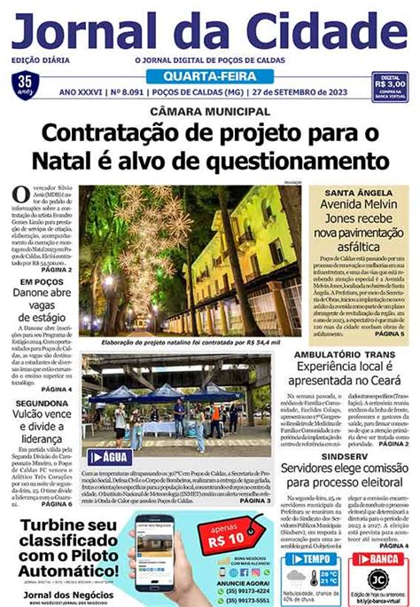 Jornal da Cidade 27 de setembro de 2023 Jornal da Cidade Notícias