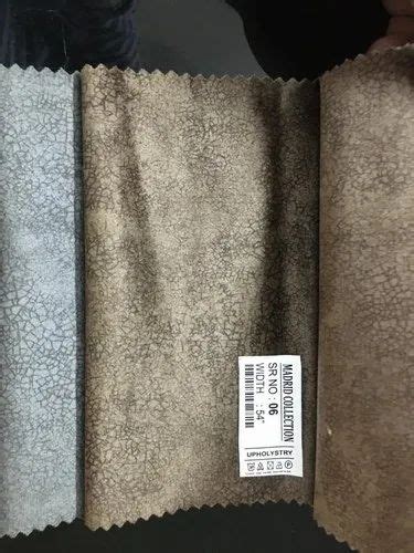 Brown Printed Imported Suede Fabric For Sofa At Rs Meter In