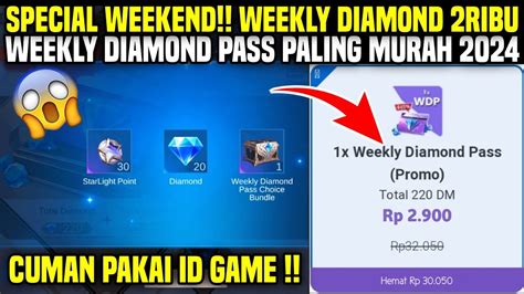 Special Weekend Weekly Diamond Pass Cuman Ribu Cara Beli Weekly