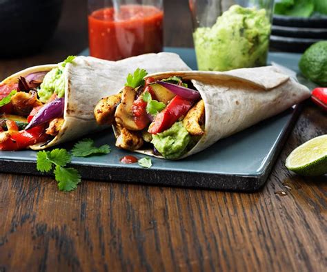 Fajita Wrap Met Groenten Een Recept Van Santa Maria