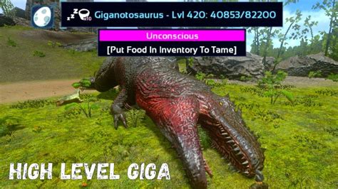 HIGH LEVEL GIGA TAMING ARK SURVIVAL EVOLVED MOBILE EP1 S1 Domando