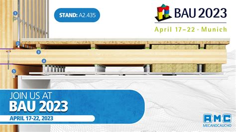 AMC MECANOCAUCHO WILL BE PRESENT AT BAU 2023 AMC Mecanocaucho