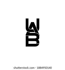 Uab Letter Original Monogram Logo Design Stock Vector (Royalty Free ...