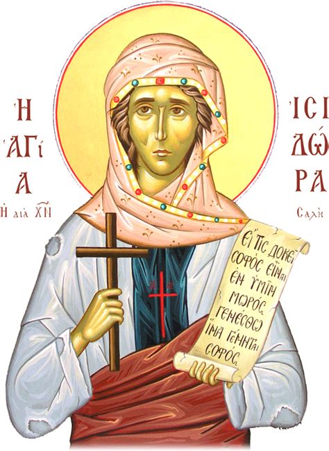 ORTHODOX CHRISTIANITY THEN AND NOW: Venerable Isidora the Fool for ...