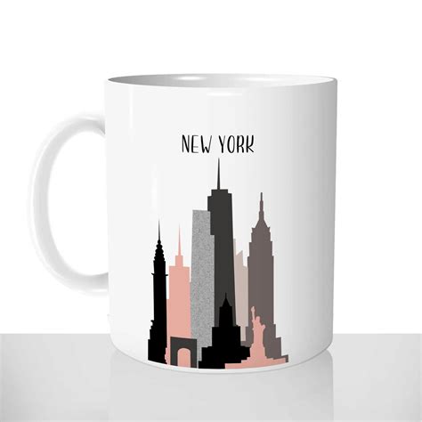 Mug Thermor Actif New York Pr Nom Personnalisable Mug Magique Fr