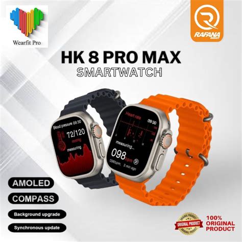 Jual Hk Pro Max Smartwatch Amoled Display Mm Shopee