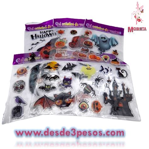 Pegotes Para Ventana Figuras Para Halloween Planilla De X Cm Con