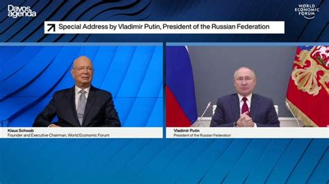 Kommentar Wladimir Putin Am Wef Eine Rede Voller Zynismus Und Kein